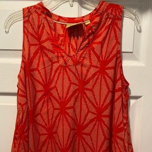 Sleeveless blouse from Anthropologie